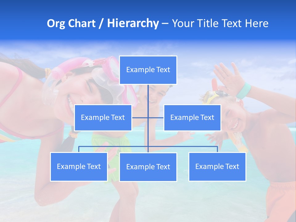 Kids Flippers Masks PowerPoint Template