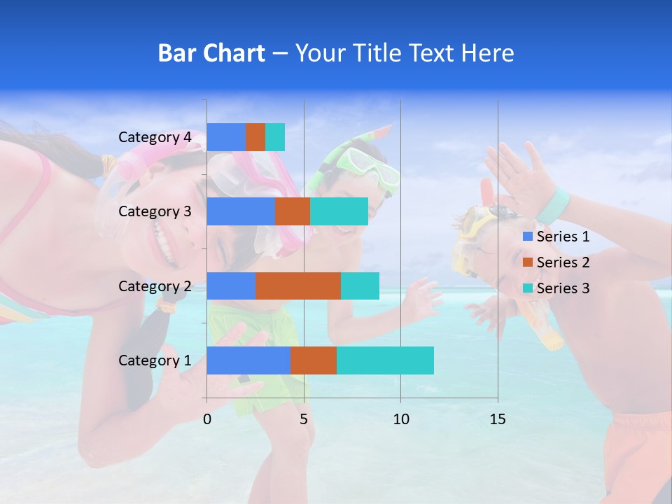 Kids Flippers Masks PowerPoint Template