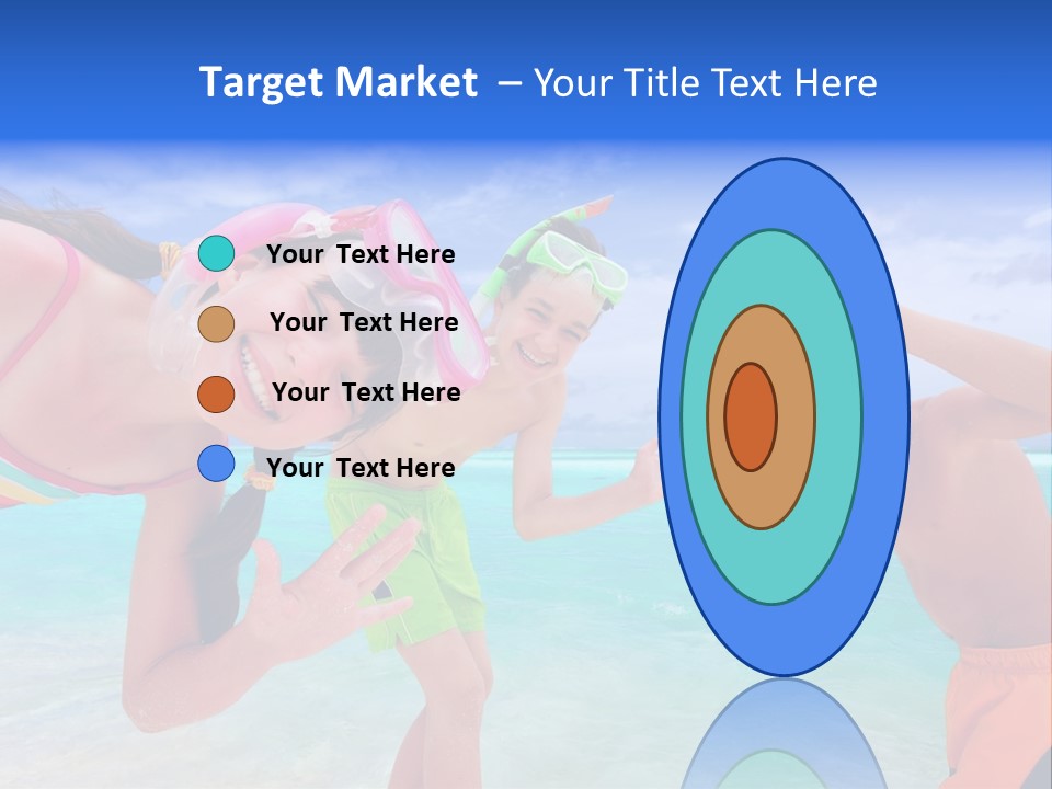 Kids Flippers Masks PowerPoint Template