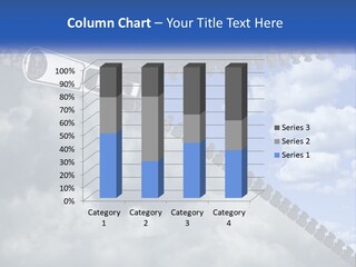 Horizontal Unzip Sky PowerPoint Template