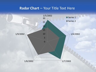 Horizontal Unzip Sky PowerPoint Template