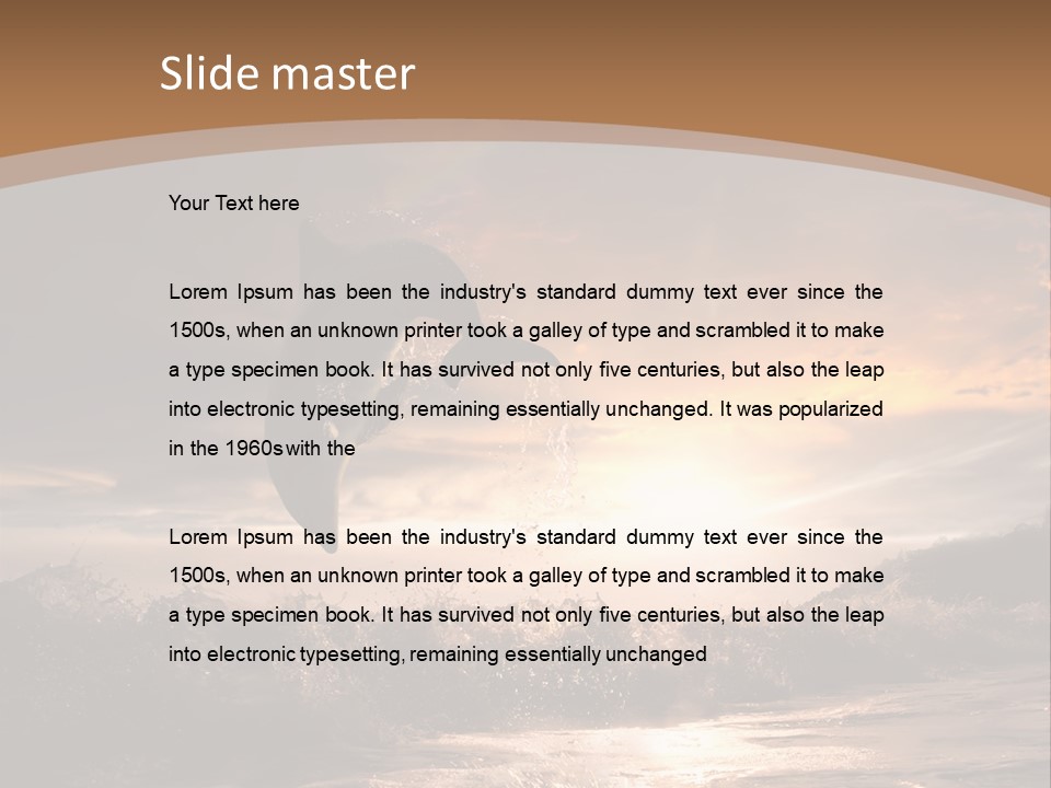 Nature Tail Ocean PowerPoint Template