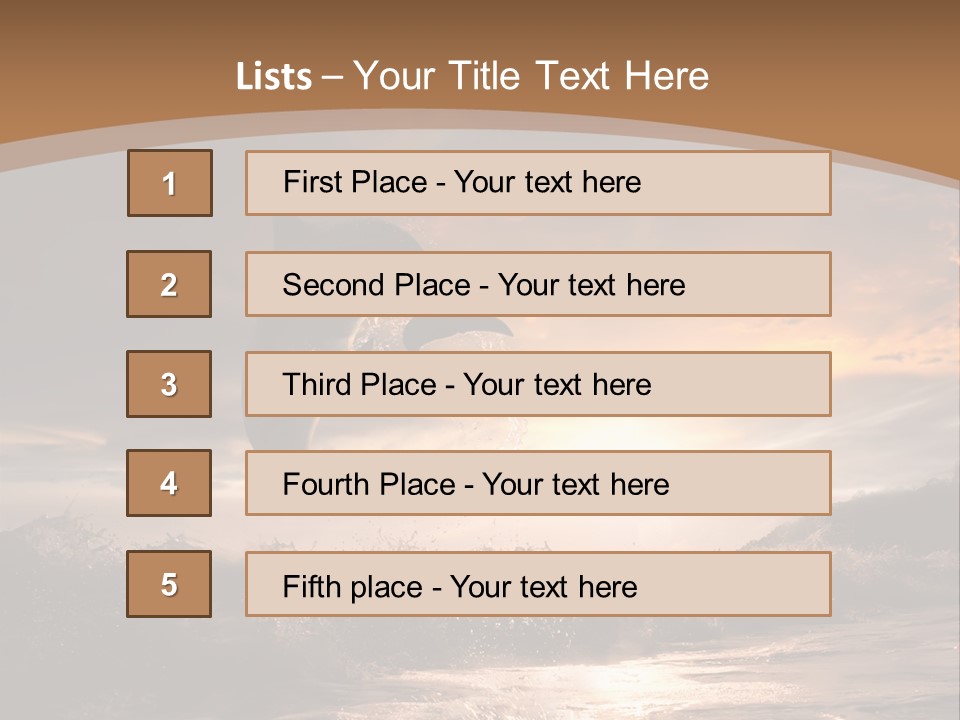 Nature Tail Ocean PowerPoint Template