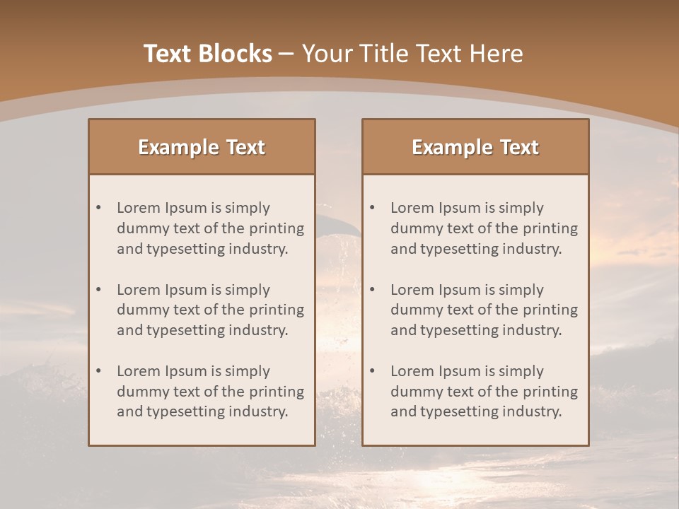 Nature Tail Ocean PowerPoint Template