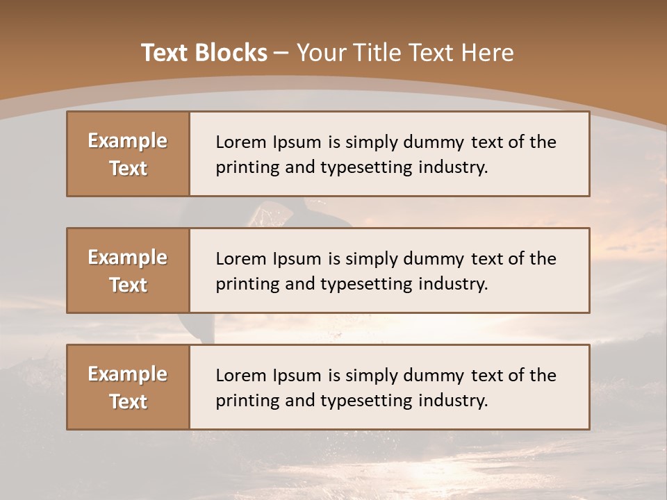 Nature Tail Ocean PowerPoint Template