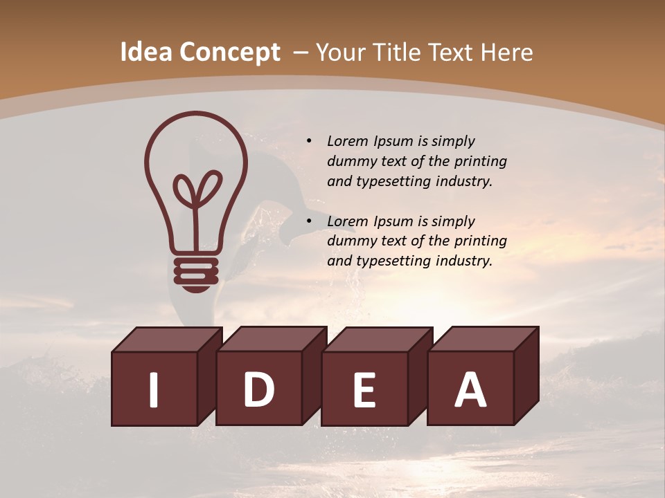 Nature Tail Ocean PowerPoint Template