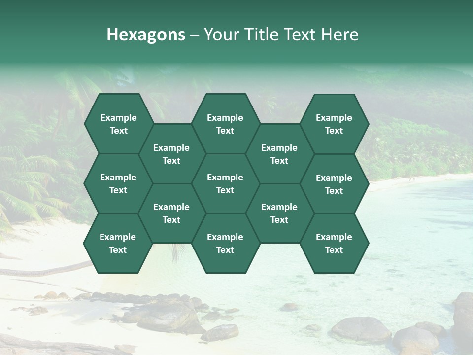 Sailboat Copyspace Beach PowerPoint Template