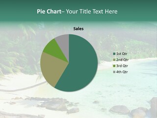 Sailboat Copyspace Beach PowerPoint Template