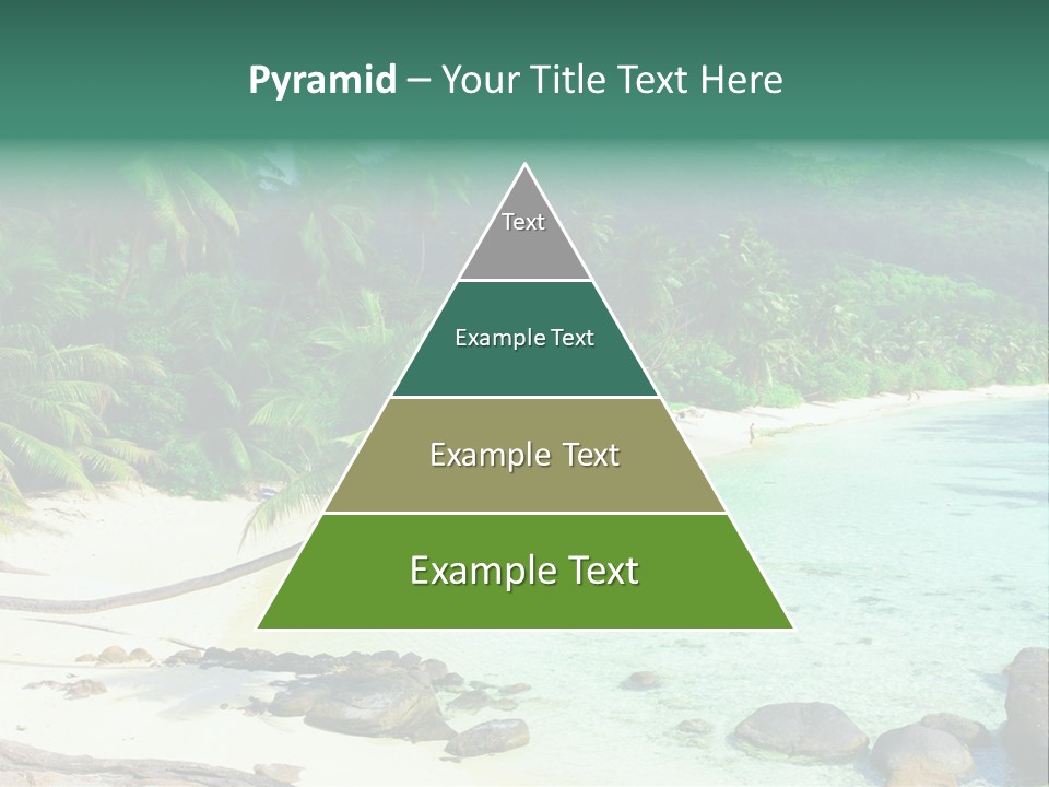 Sailboat Copyspace Beach PowerPoint Template