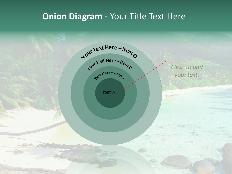 Sailboat Copyspace Beach PowerPoint Template