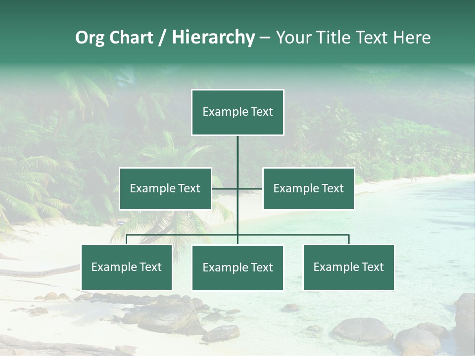 Sailboat Copyspace Beach PowerPoint Template