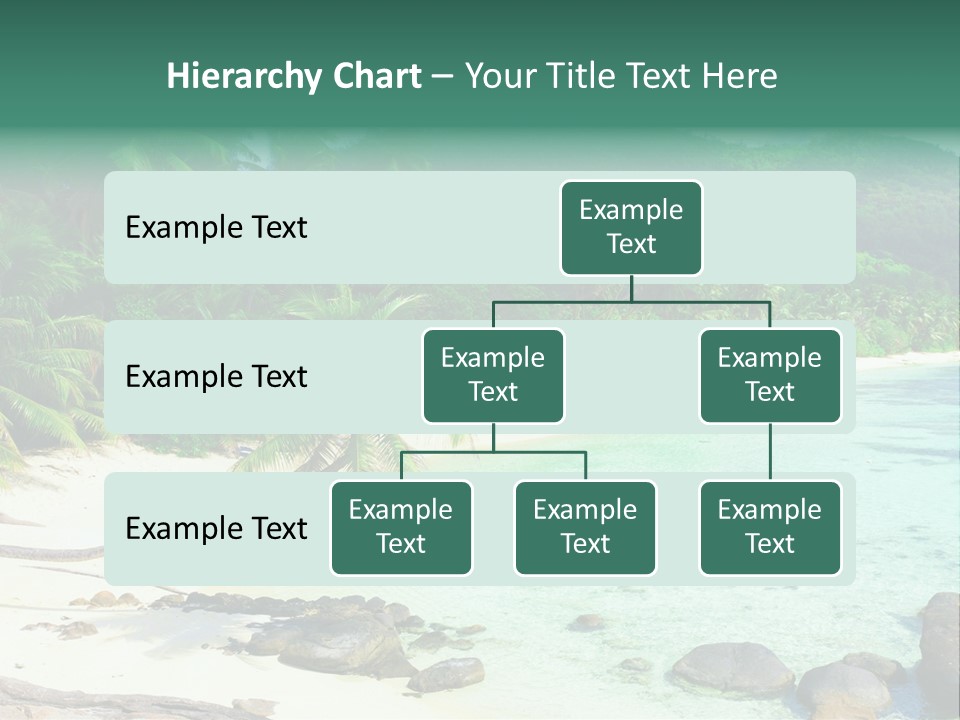 Sailboat Copyspace Beach PowerPoint Template