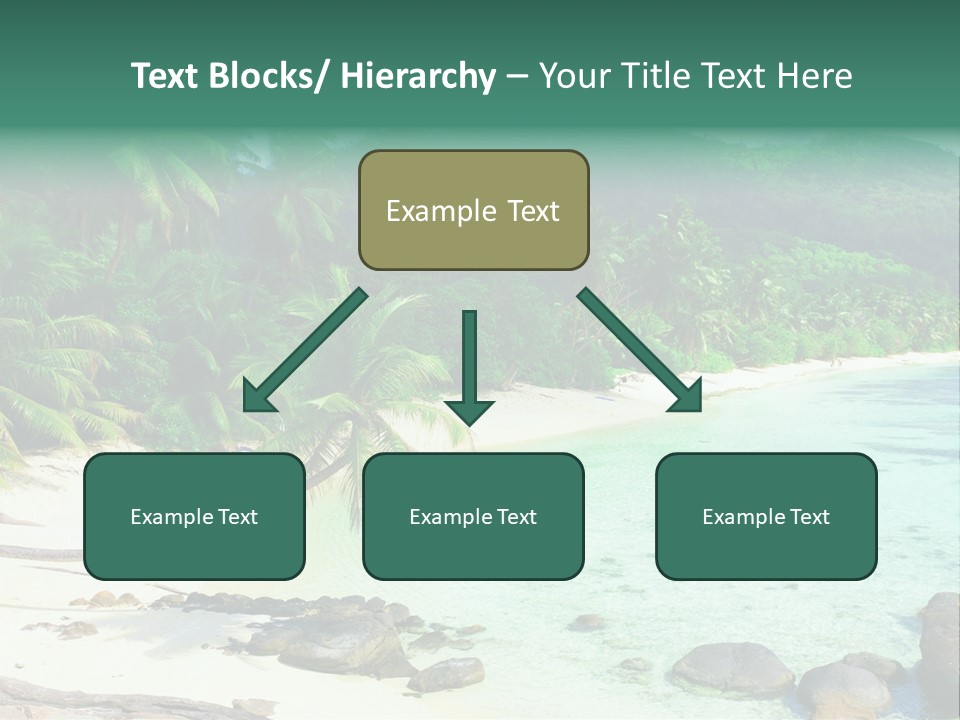 Sailboat Copyspace Beach PowerPoint Template