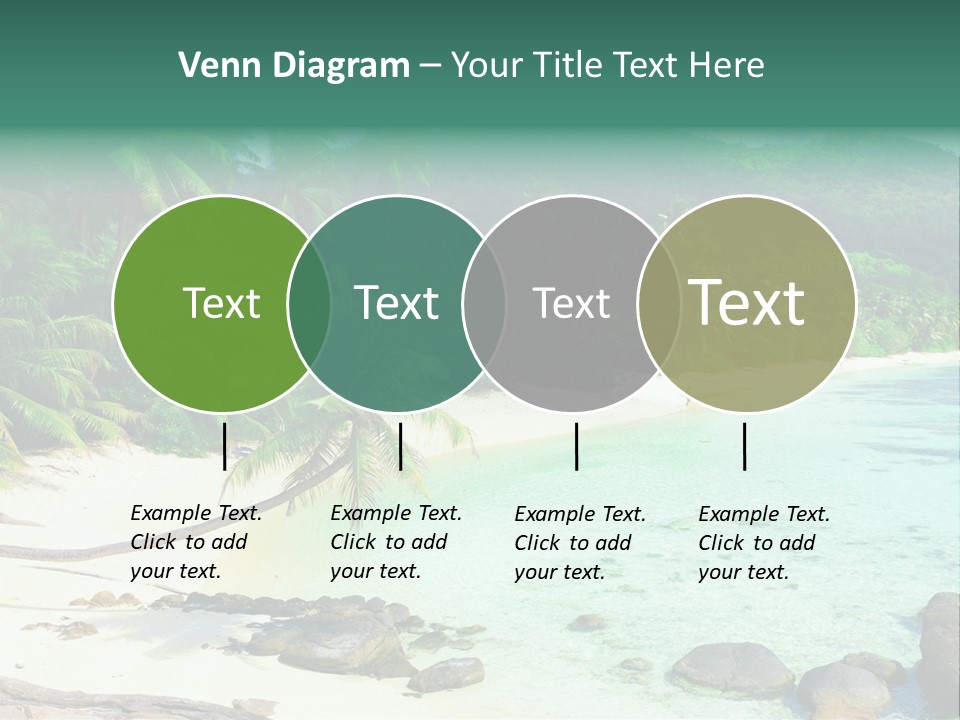 Sailboat Copyspace Beach PowerPoint Template