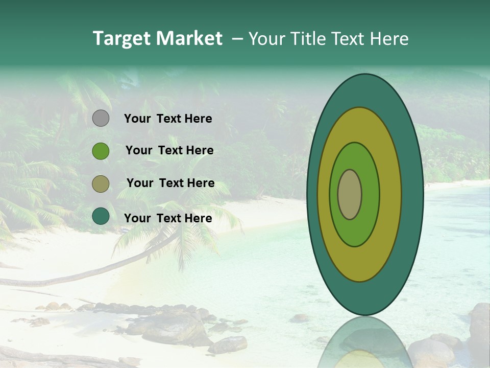 Sailboat Copyspace Beach PowerPoint Template