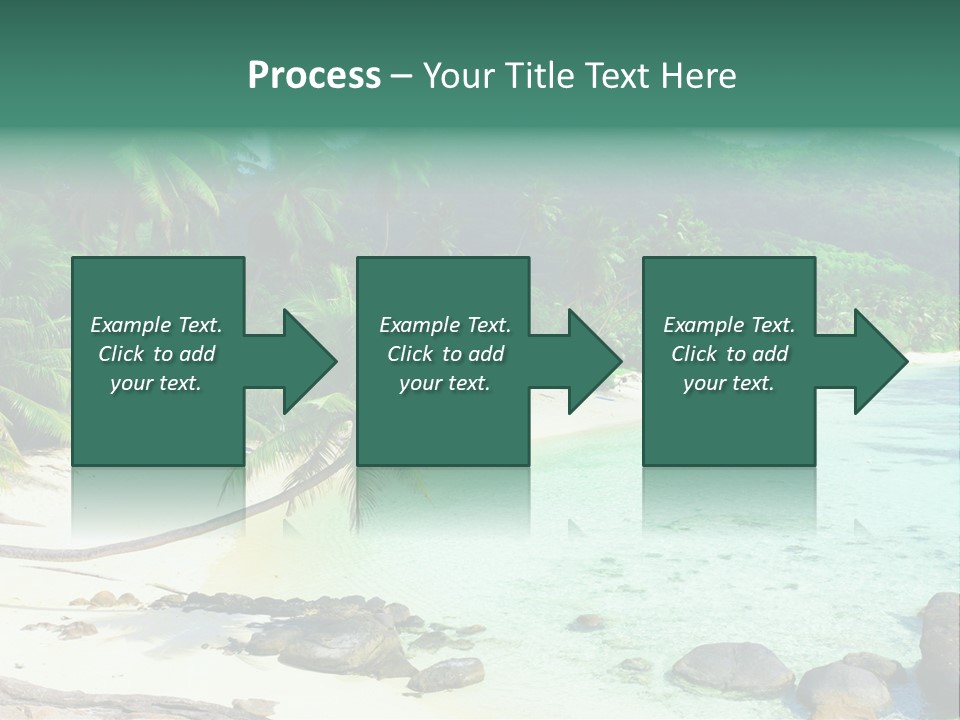 Sailboat Copyspace Beach PowerPoint Template