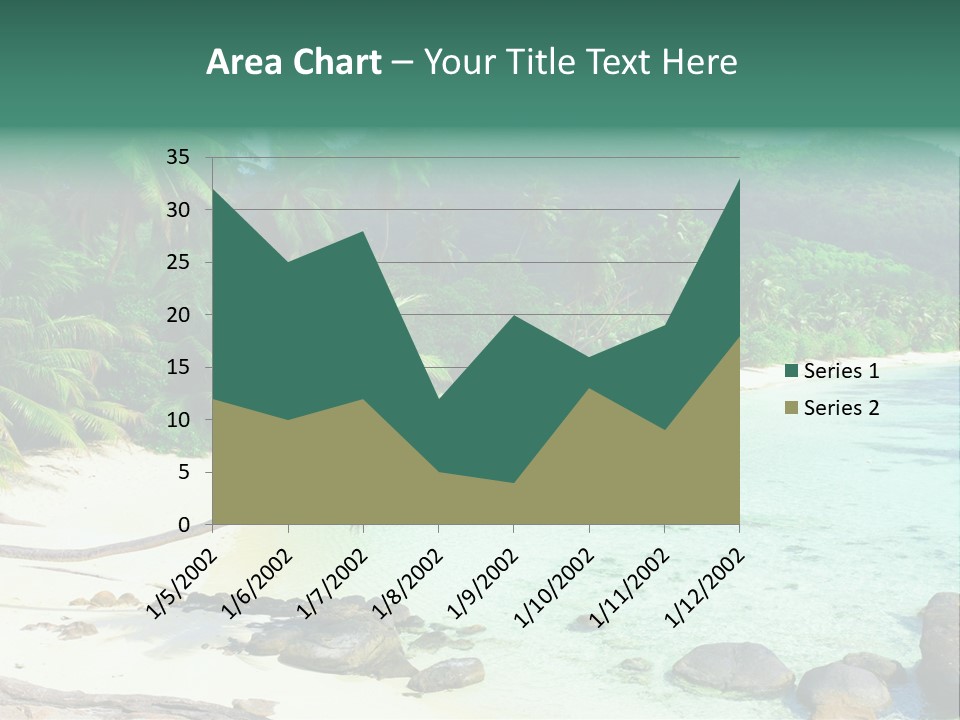 Sailboat Copyspace Beach PowerPoint Template