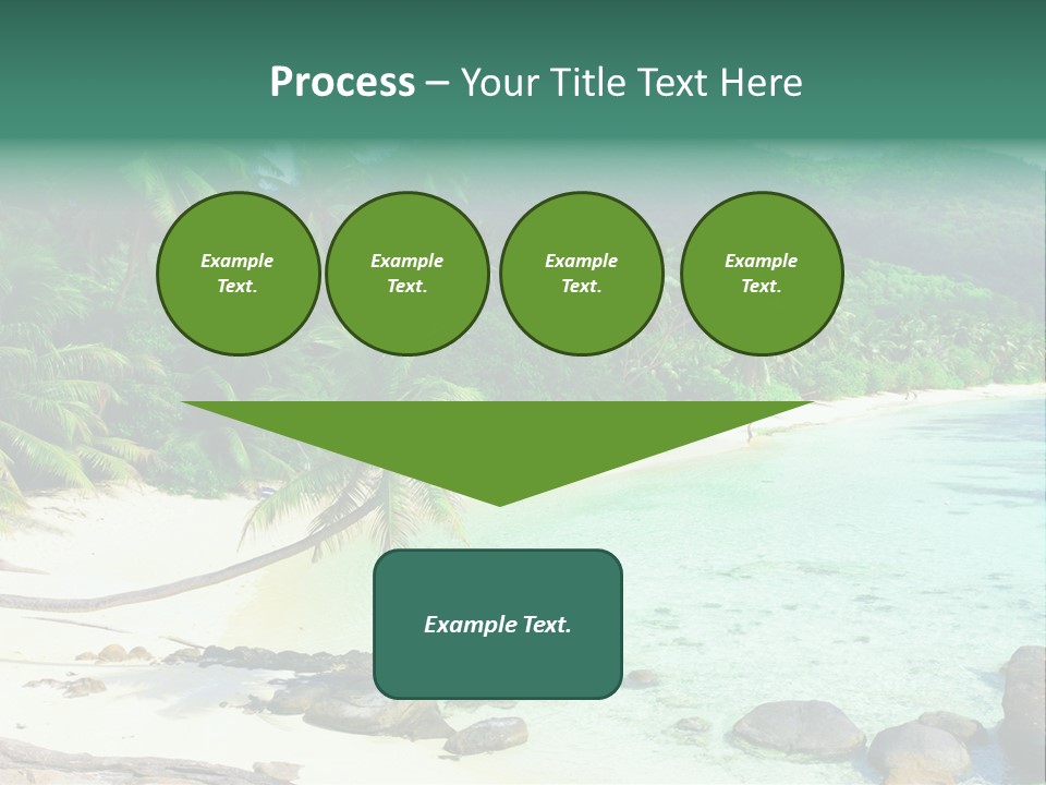 Sailboat Copyspace Beach PowerPoint Template