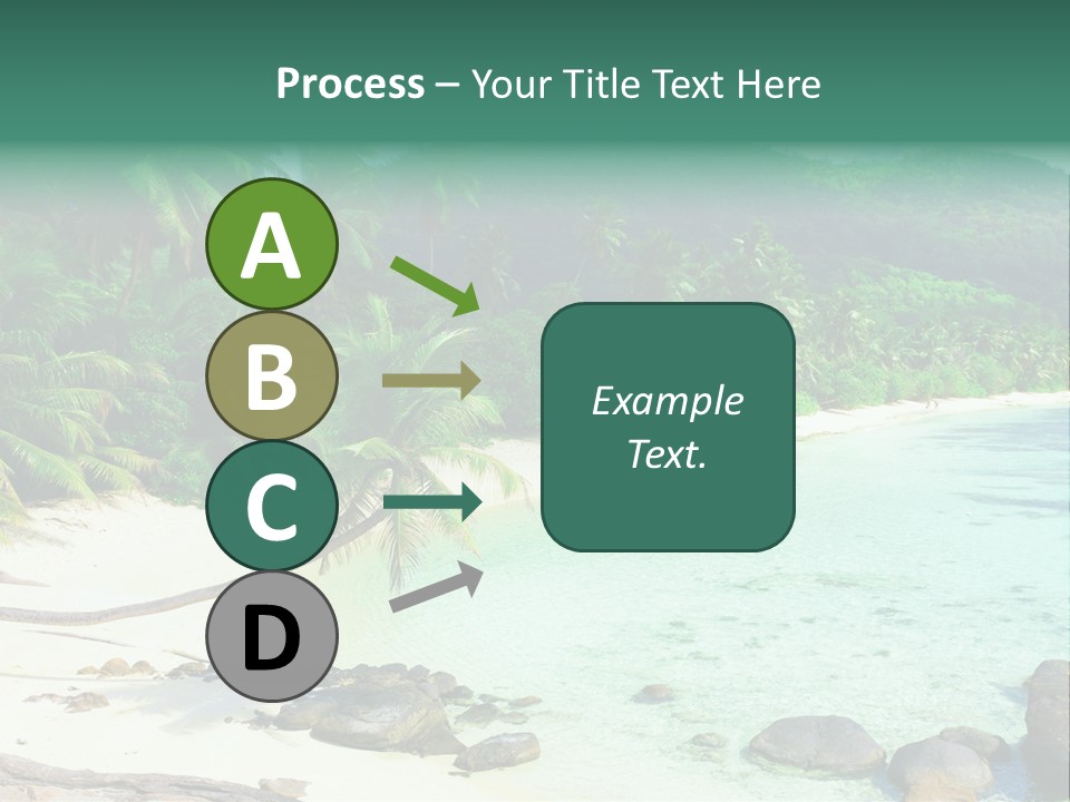 Sailboat Copyspace Beach PowerPoint Template