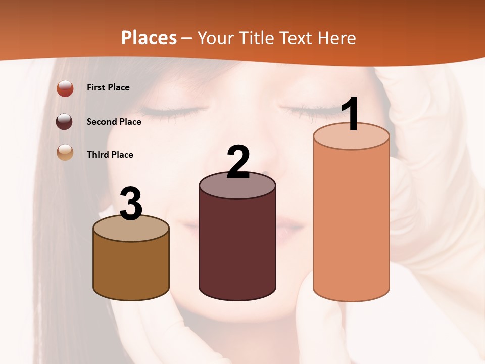 Female Latex Caucasian PowerPoint Template