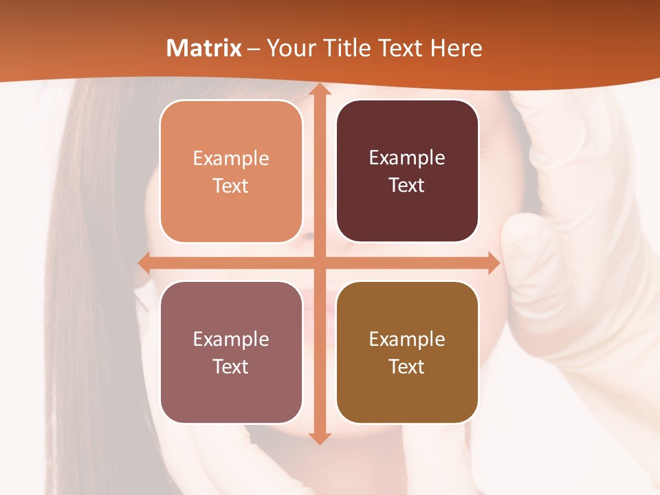 Female Latex Caucasian PowerPoint Template