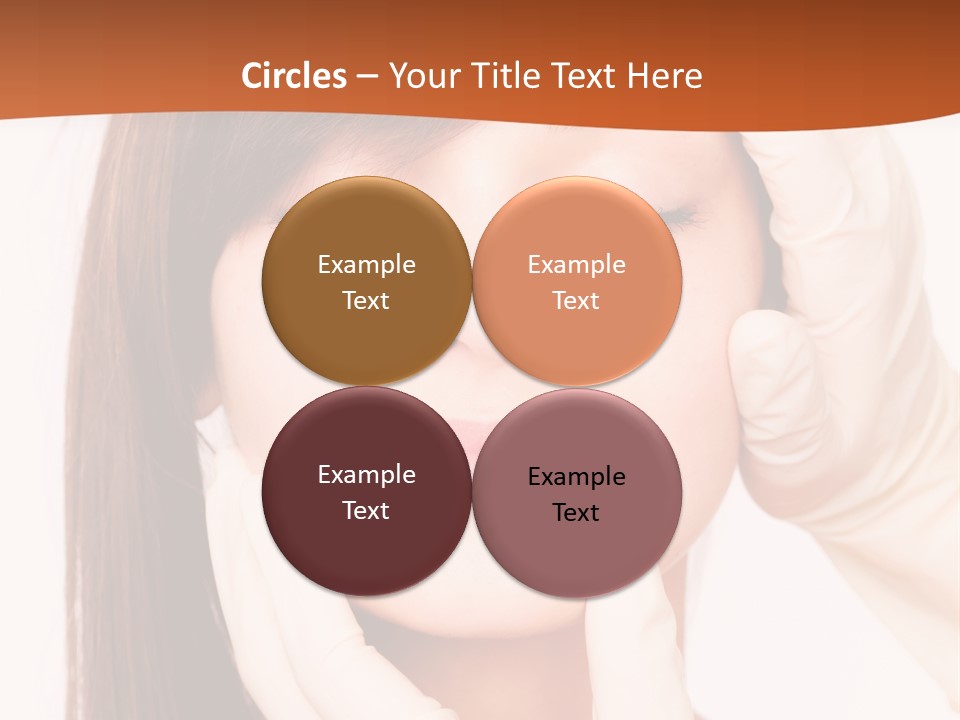 Female Latex Caucasian PowerPoint Template
