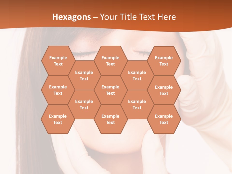Female Latex Caucasian PowerPoint Template