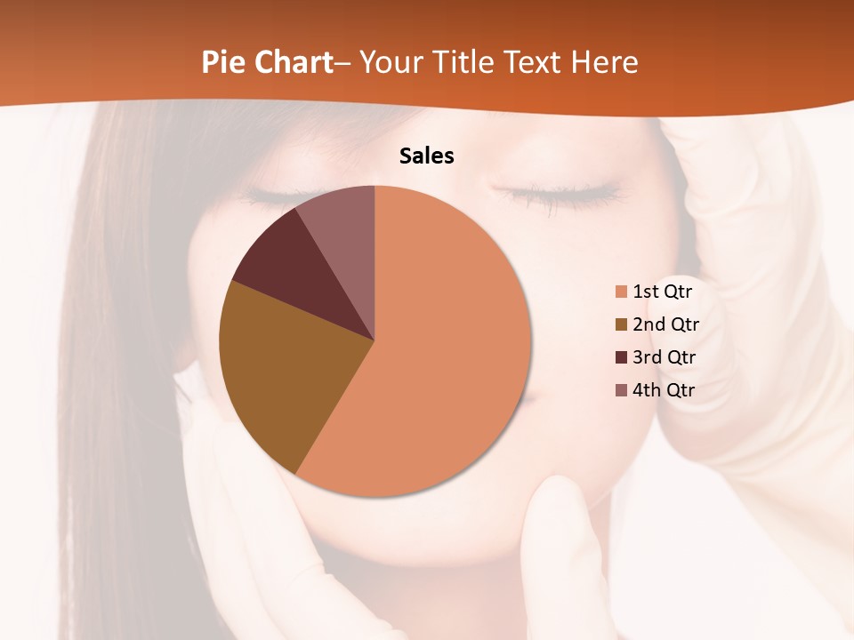 Female Latex Caucasian PowerPoint Template