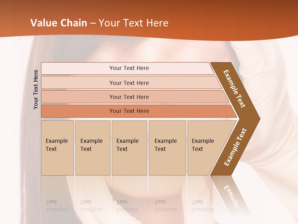 Female Latex Caucasian PowerPoint Template