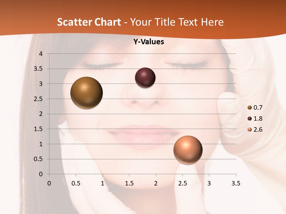Female Latex Caucasian PowerPoint Template