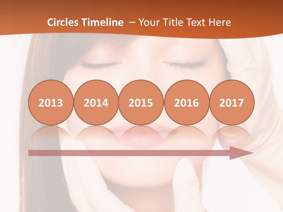 Female Latex Caucasian PowerPoint Template