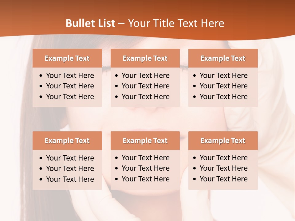 Female Latex Caucasian PowerPoint Template