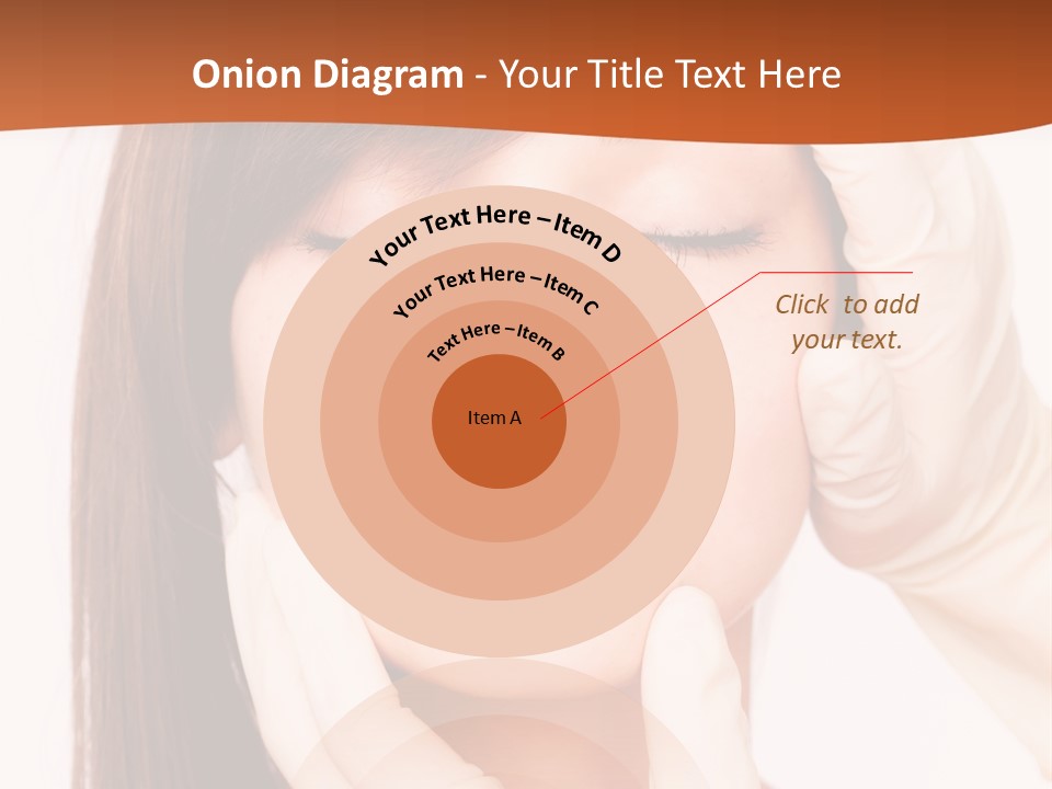 Female Latex Caucasian PowerPoint Template