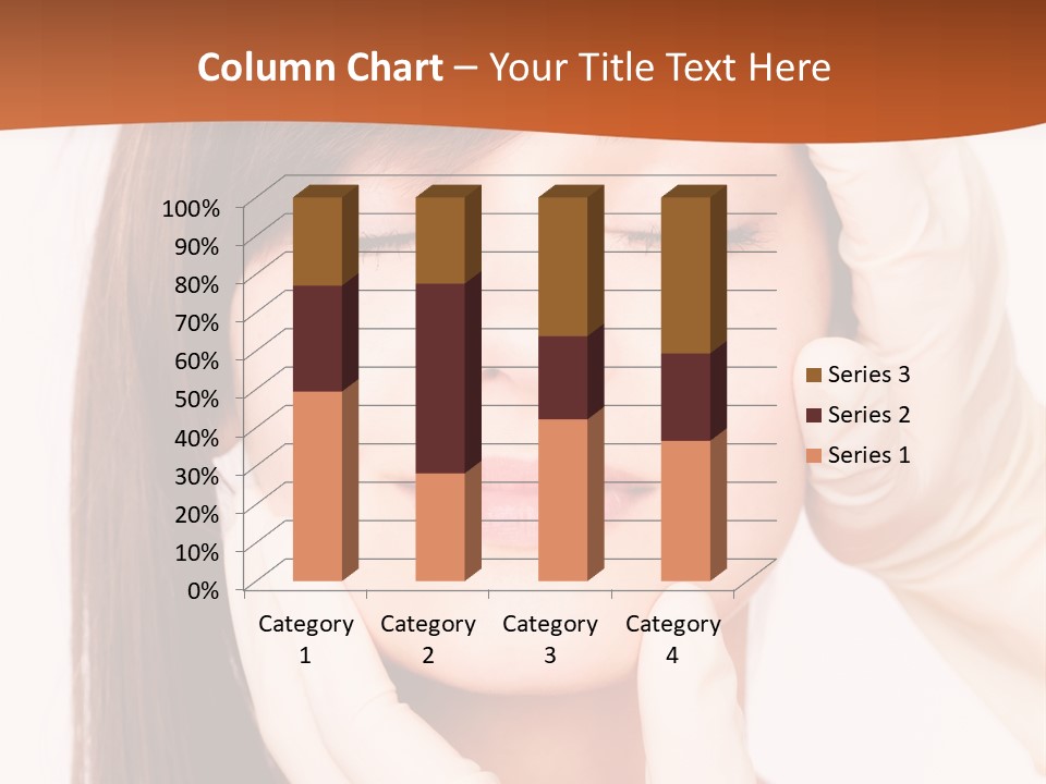 Female Latex Caucasian PowerPoint Template