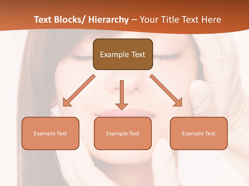 Female Latex Caucasian PowerPoint Template