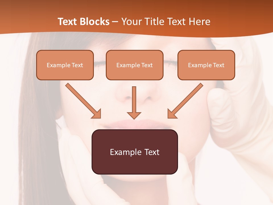 Female Latex Caucasian PowerPoint Template