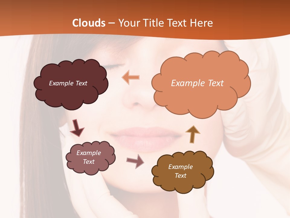 Female Latex Caucasian PowerPoint Template