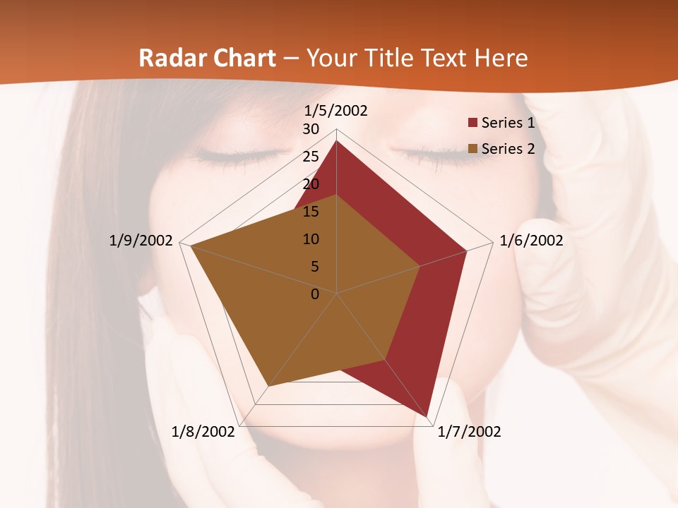 Female Latex Caucasian PowerPoint Template