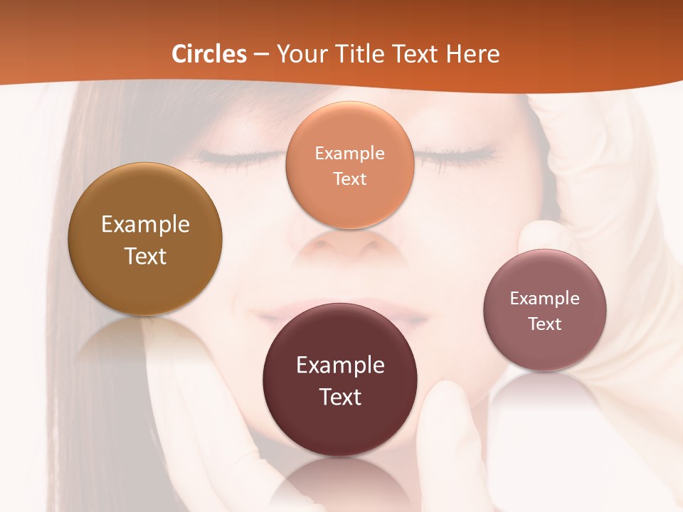 Female Latex Caucasian PowerPoint Template