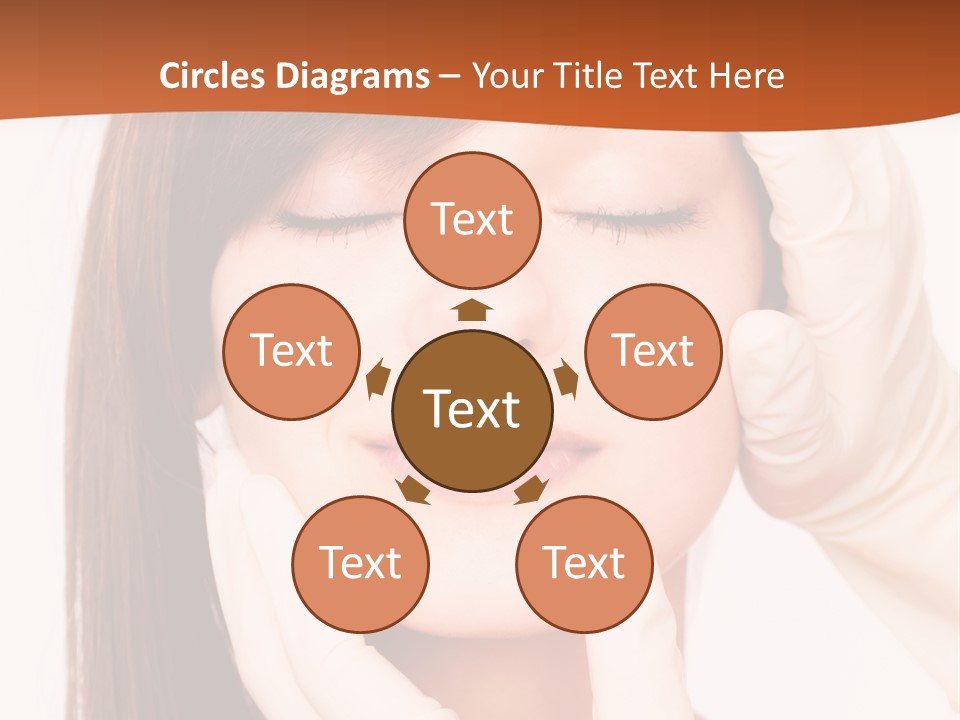 Female Latex Caucasian PowerPoint Template