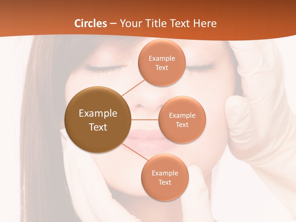 Female Latex Caucasian PowerPoint Template