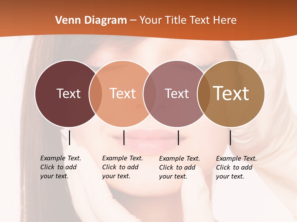 Female Latex Caucasian PowerPoint Template