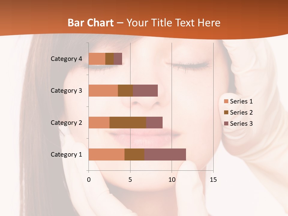 Female Latex Caucasian PowerPoint Template