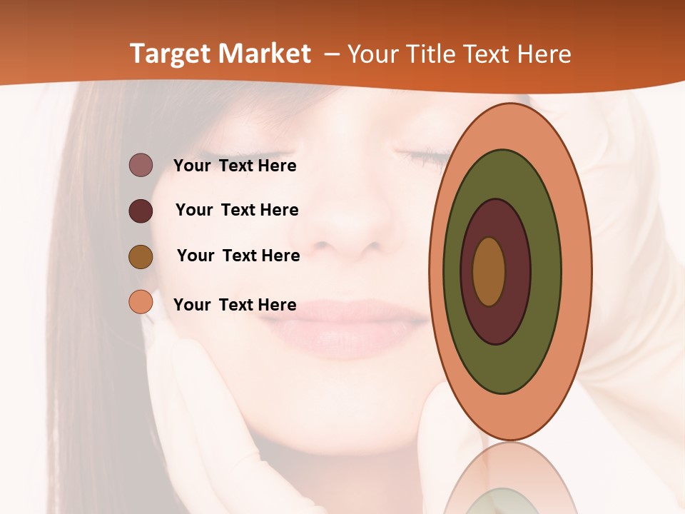Female Latex Caucasian PowerPoint Template