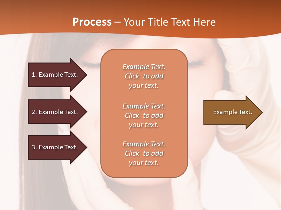 Female Latex Caucasian PowerPoint Template