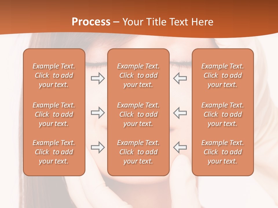 Female Latex Caucasian PowerPoint Template