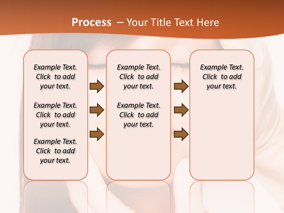 Female Latex Caucasian PowerPoint Template