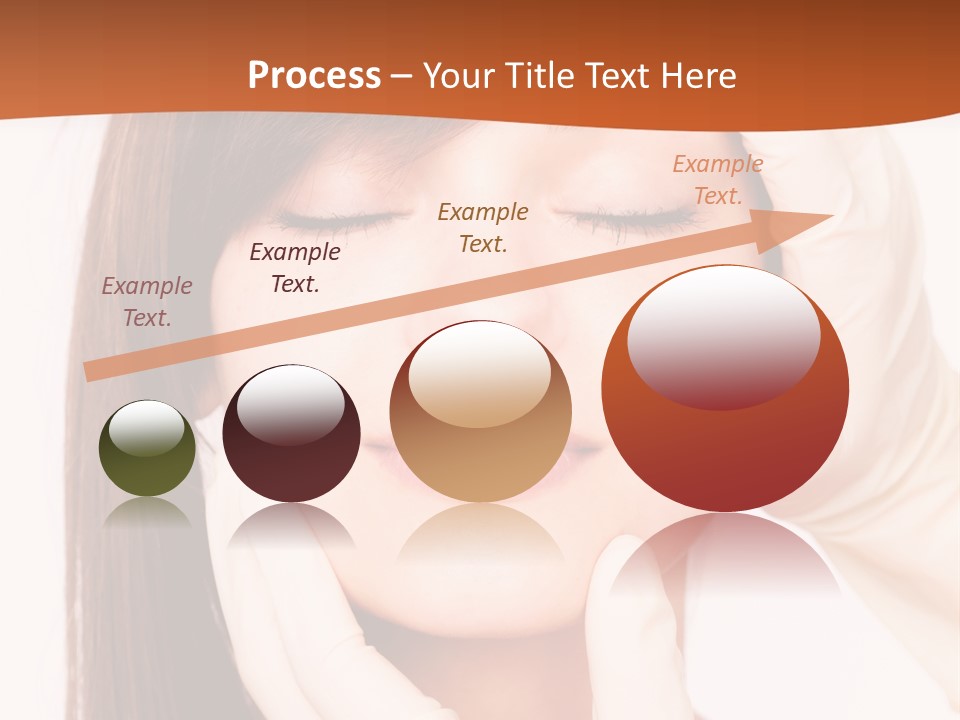Female Latex Caucasian PowerPoint Template