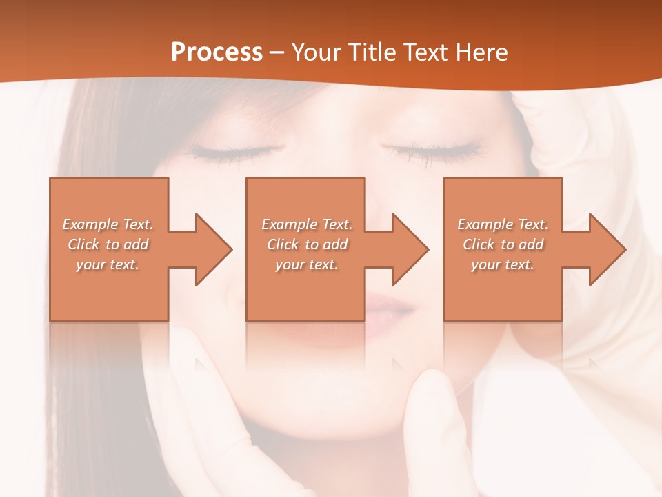 Female Latex Caucasian PowerPoint Template