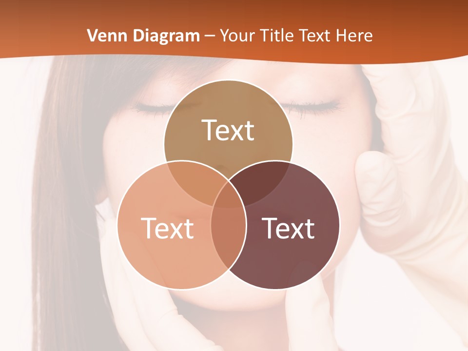 Female Latex Caucasian PowerPoint Template